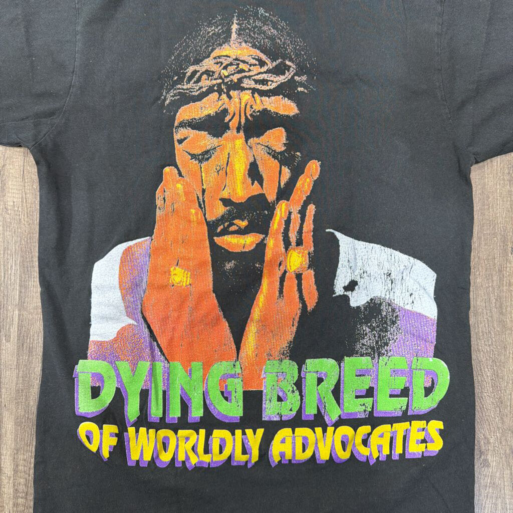 Saints Black Jesus Dying Breed Tshirt Black