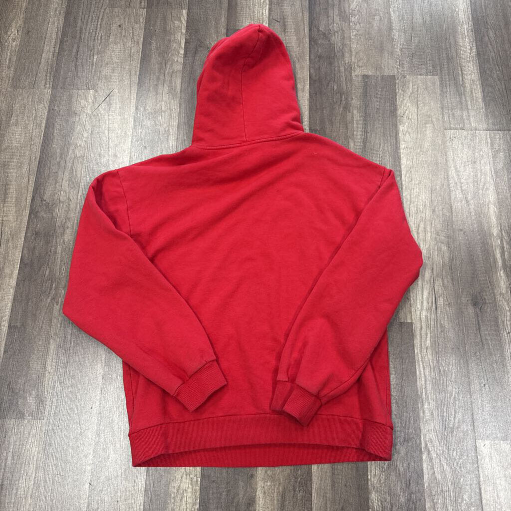 Celine Red Logo Hoodie