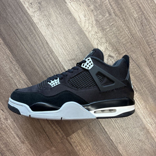 Jordan 4 Black canvas