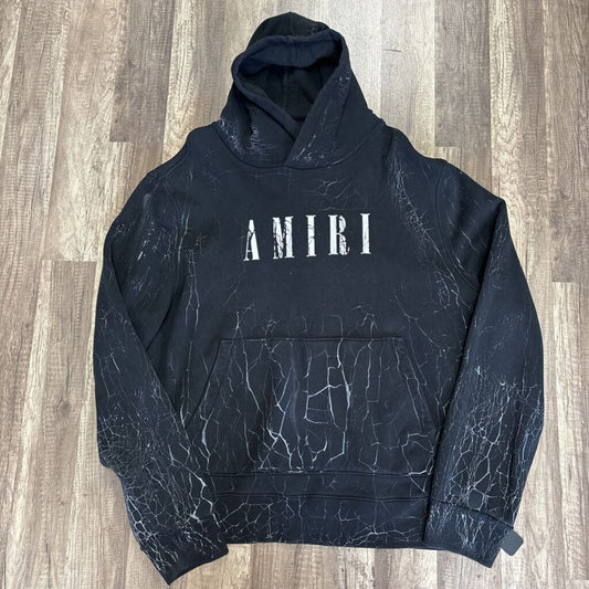 Amiri crackled hoodie