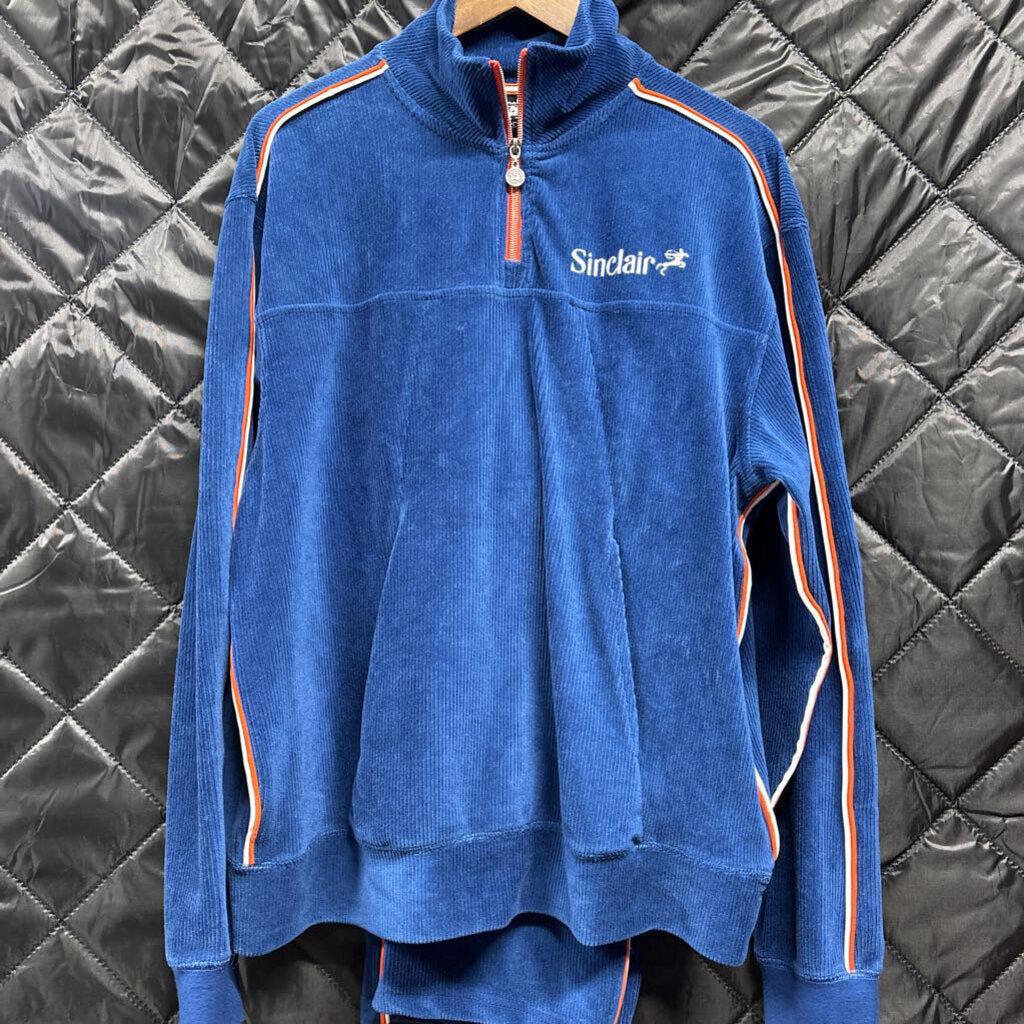 Sinclar sweat suit blue