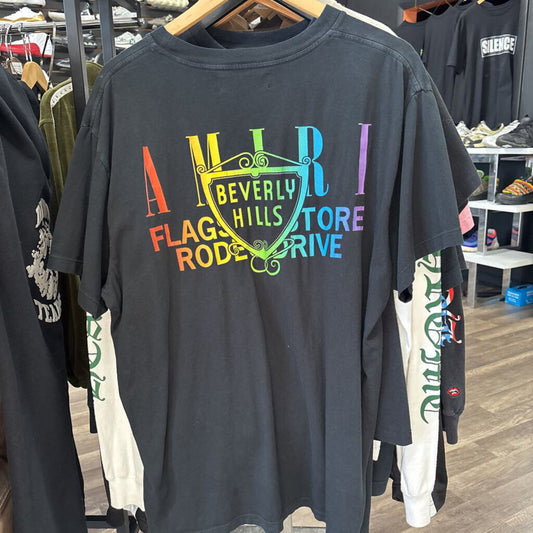 amiri shirt multi color Beverly Hills