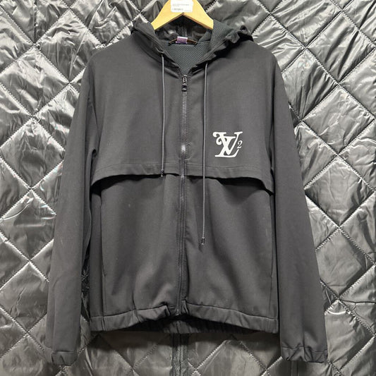 Louis Vuitton Hoodie Black Squared