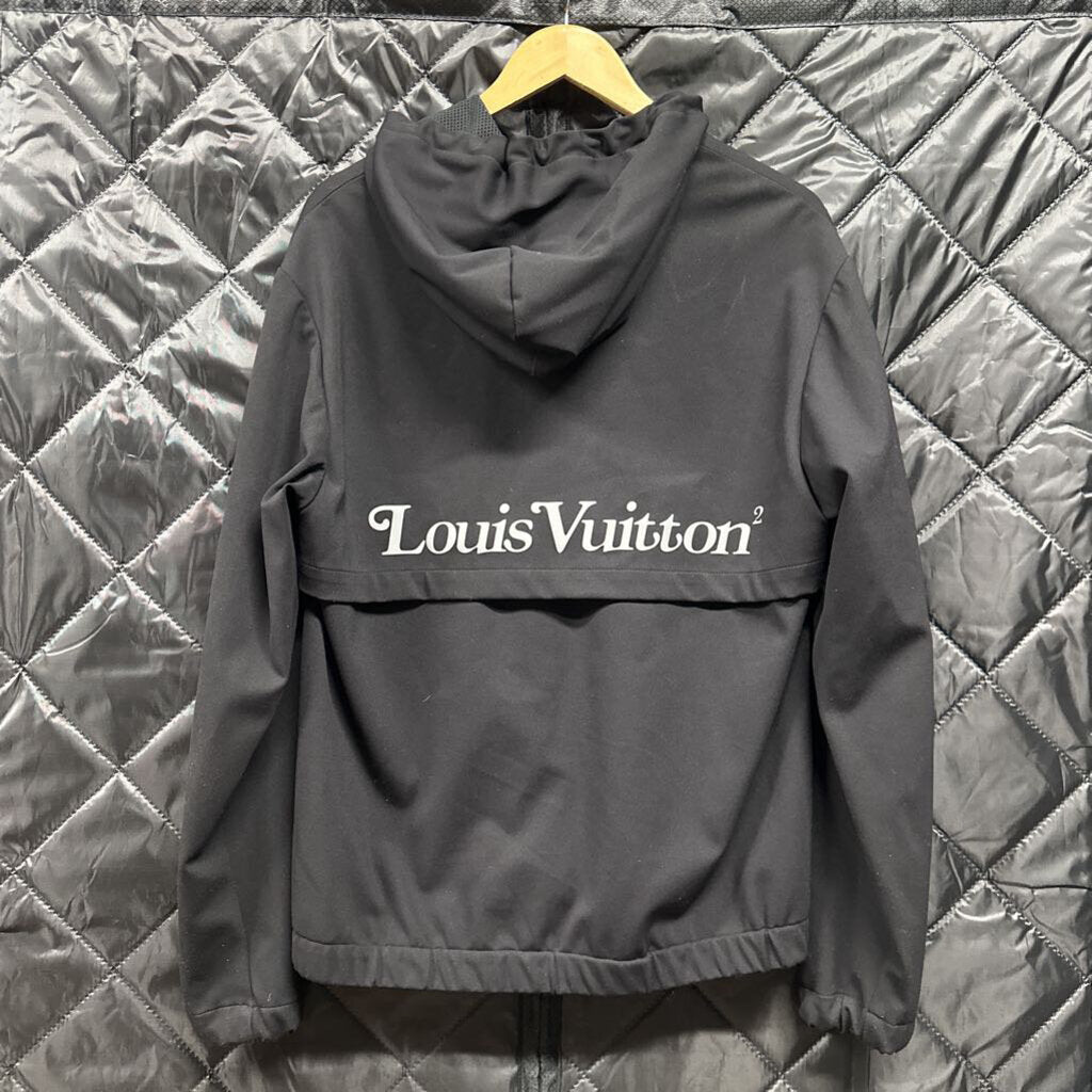 Louis Vuitton Hoodie Black Squared