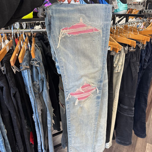 amiri jean mx1 pink patch