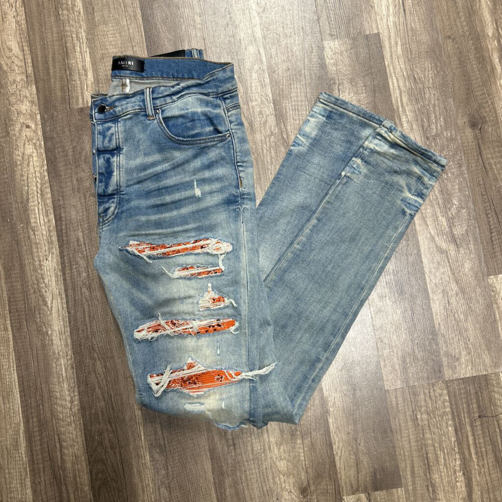 Amiri jean thrasher orange