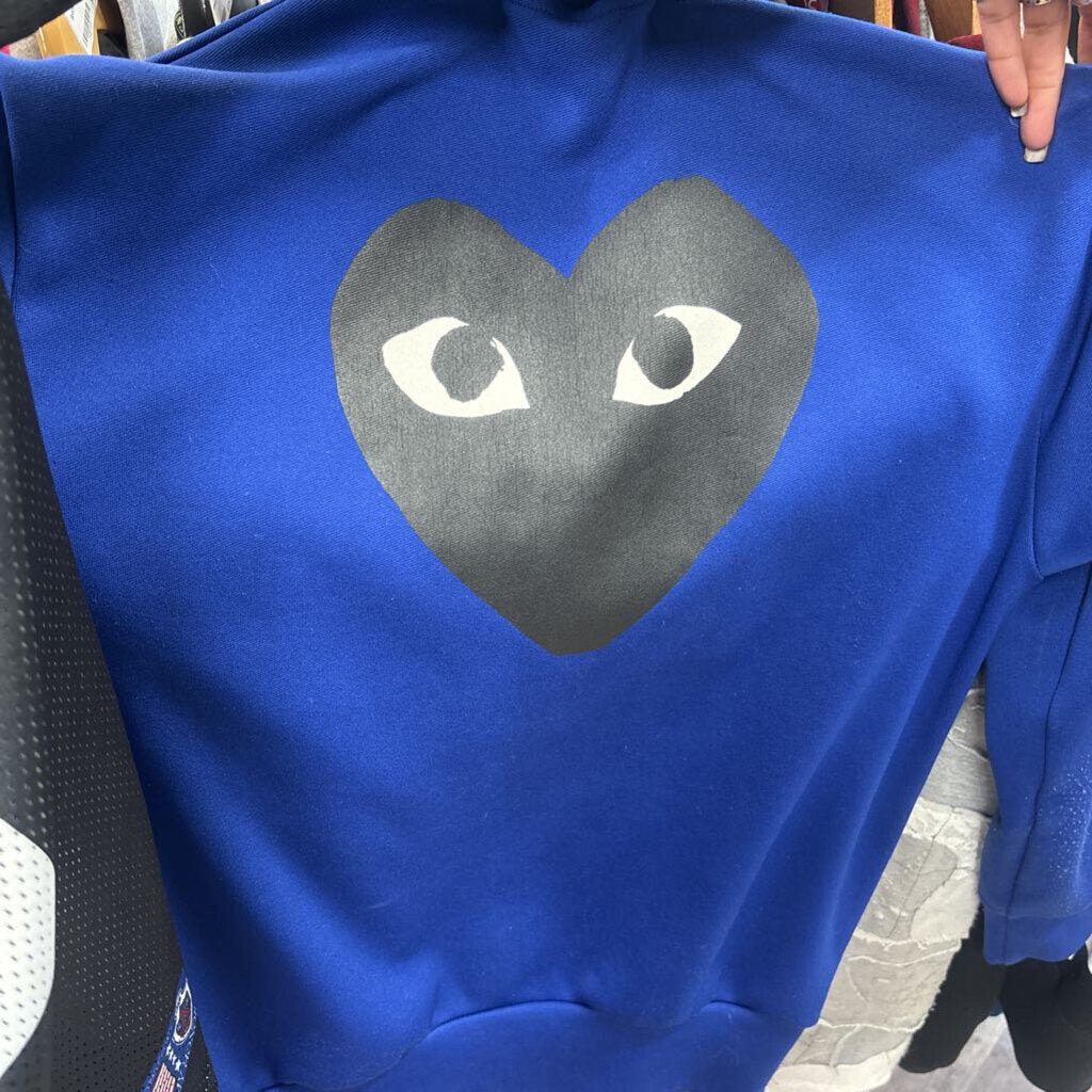 CDG Blue Zip Up