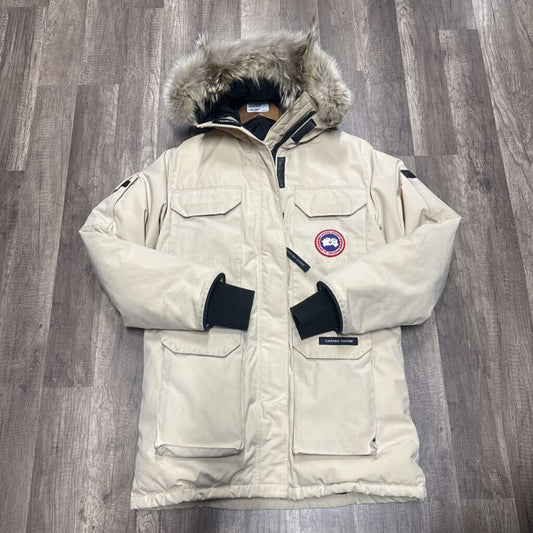 Canada goose beige expedition tan fur