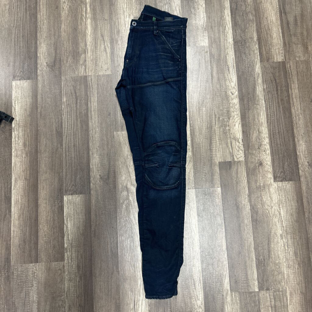 gstar jean dark blue zipper