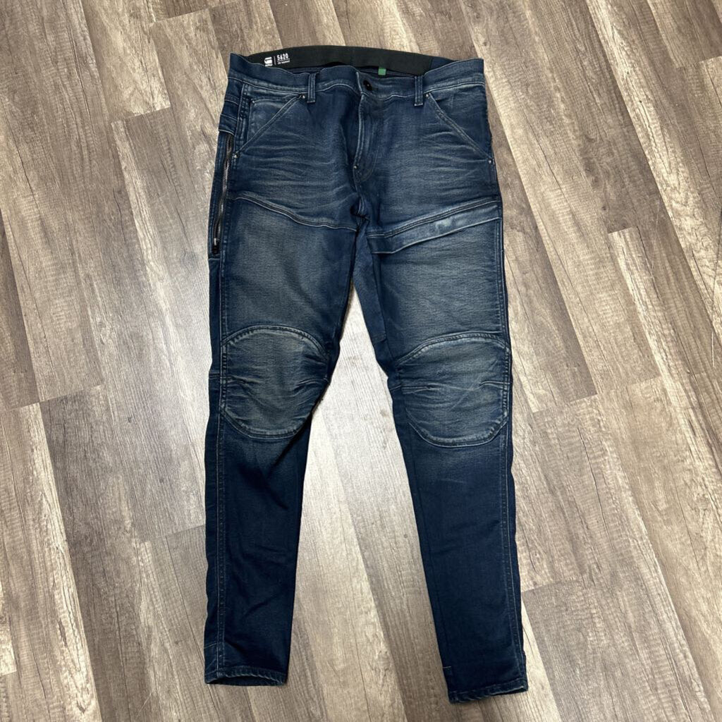 Gstar jean navy blue zipper