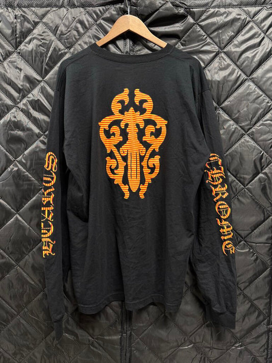 Chrome Hearts Striped Dagger Longsleeve Tee