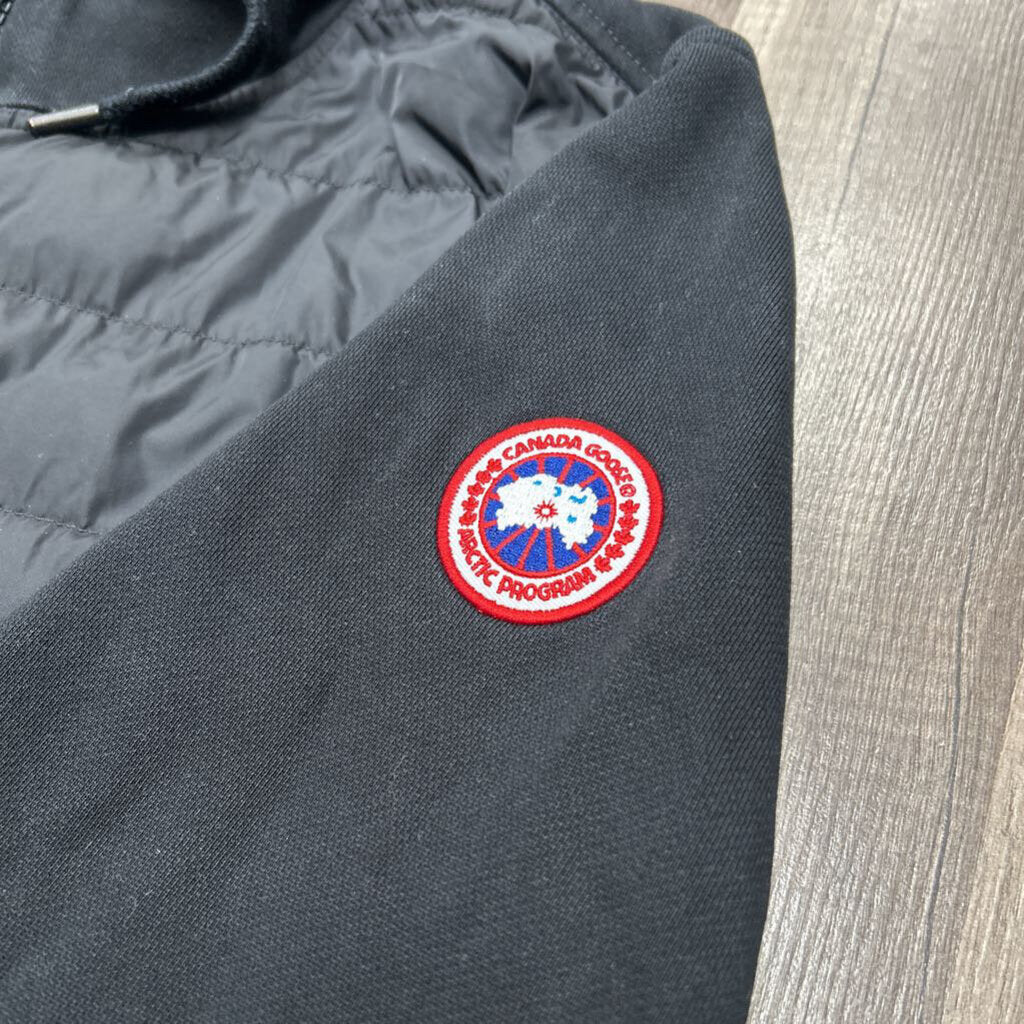 Canada goose knit puffer zip up