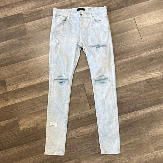 Amiri Jean mx1 light blue stone wash