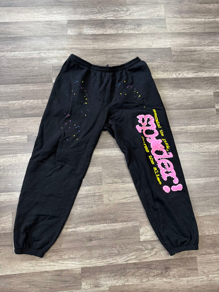 Sp5der punk hoodie black