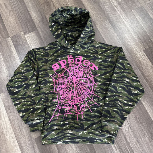 Sp5der OG Web Camo Hoodie