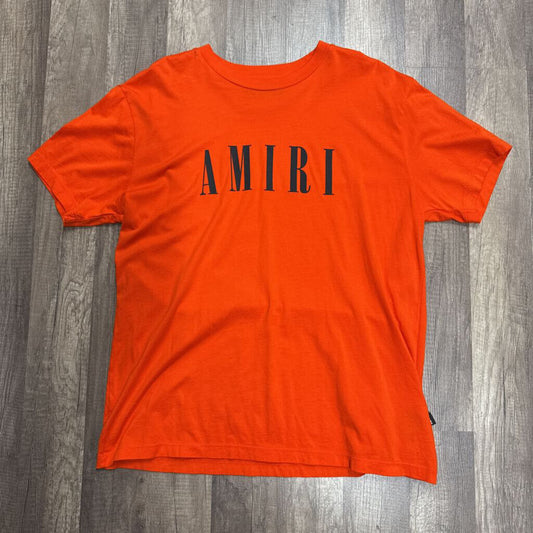 Amiri core logo shirt orange