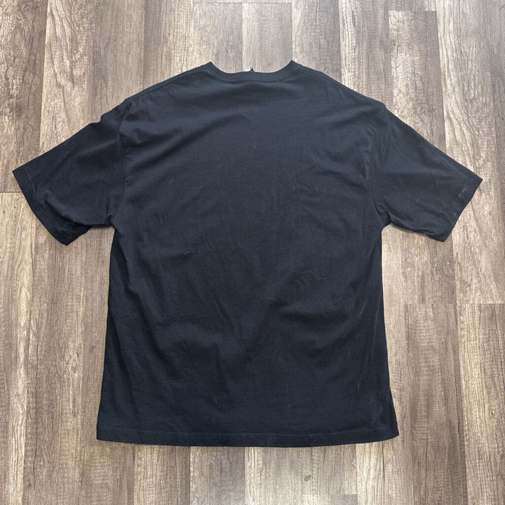 Balenciaga logo city print shirt