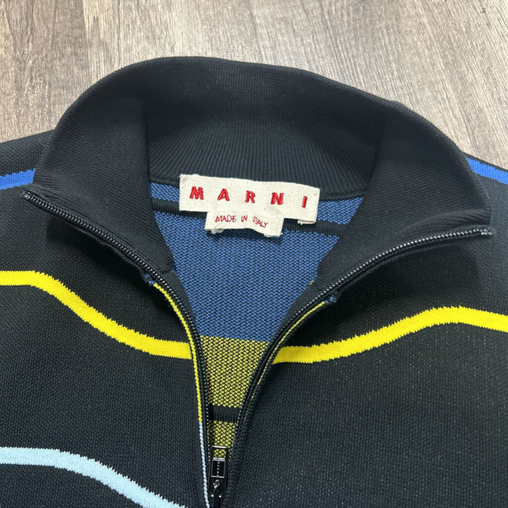 Marni zip up black multicolor