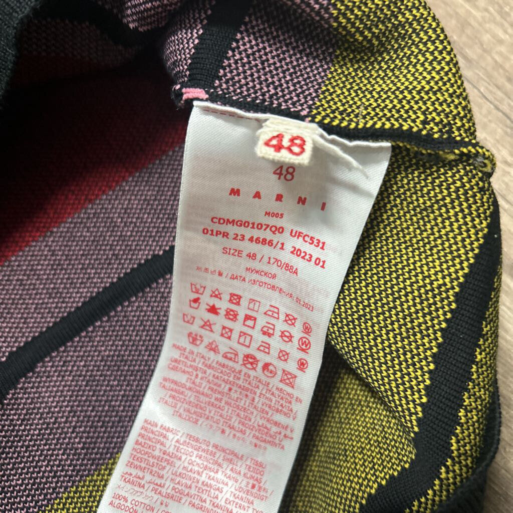 Marni zip up black multicolor