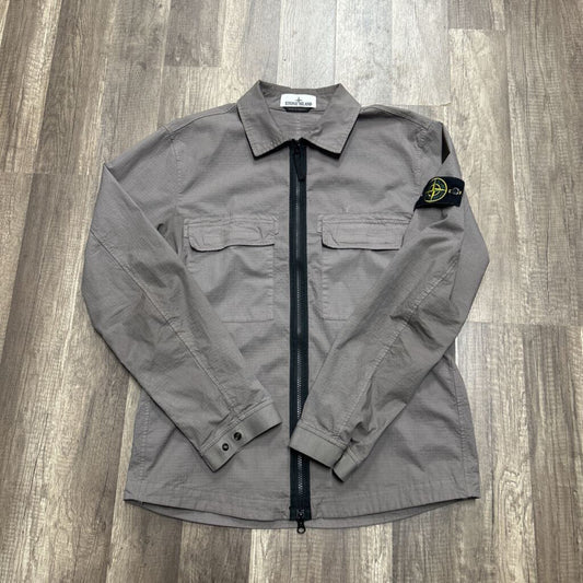 Stone island light brown pocket jacket