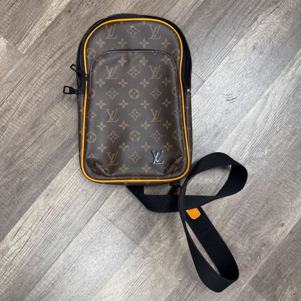 Louis Vuitton Sling Bag Orange Brown