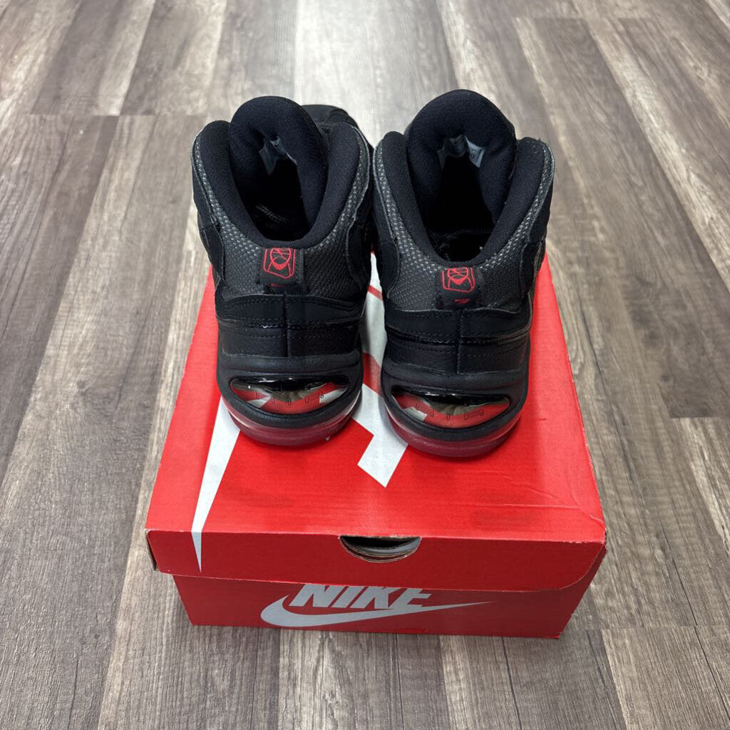 nike air max uptempo red black