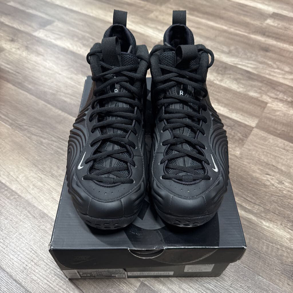 Nike foamposite x CDG Triple black