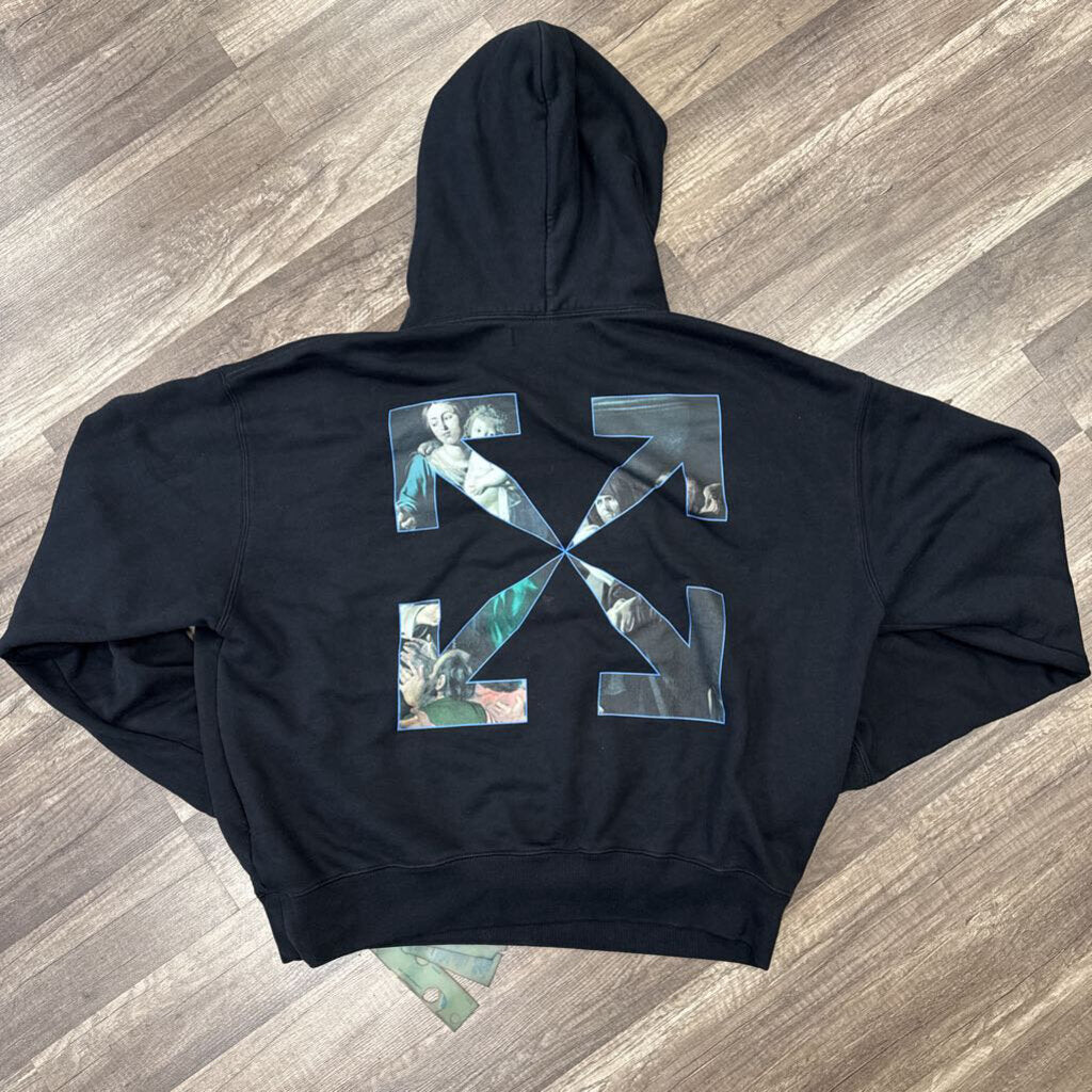 Off white renaissance hoodie back