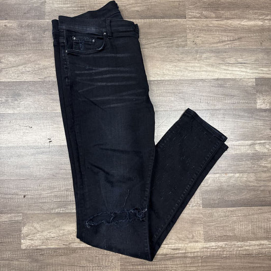 Amiri jean black shot gun