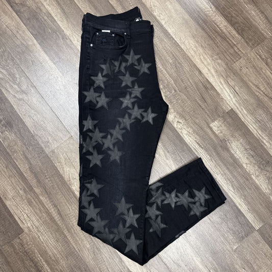Amiri jean x Chemist back