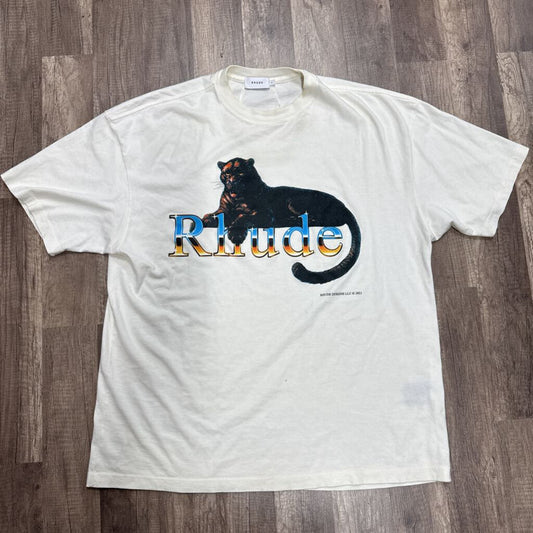 Rhude jaguar logo shirt