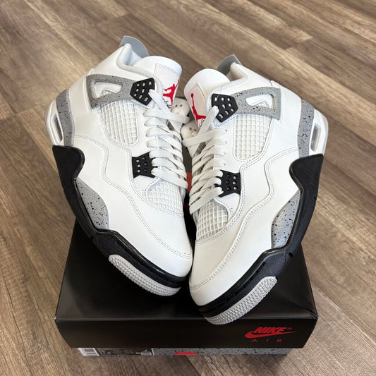 Jordan 4 white cement
