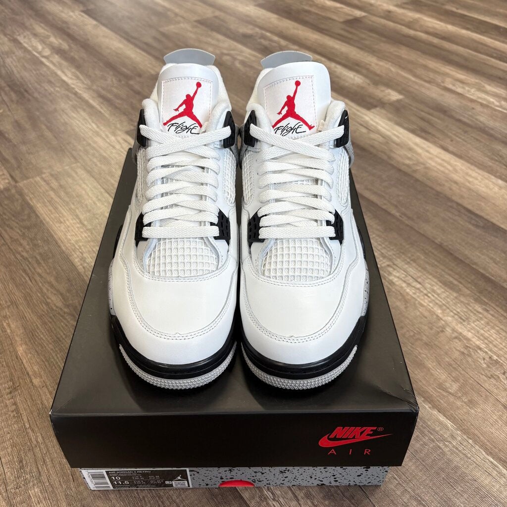 Jordan 4 white cement