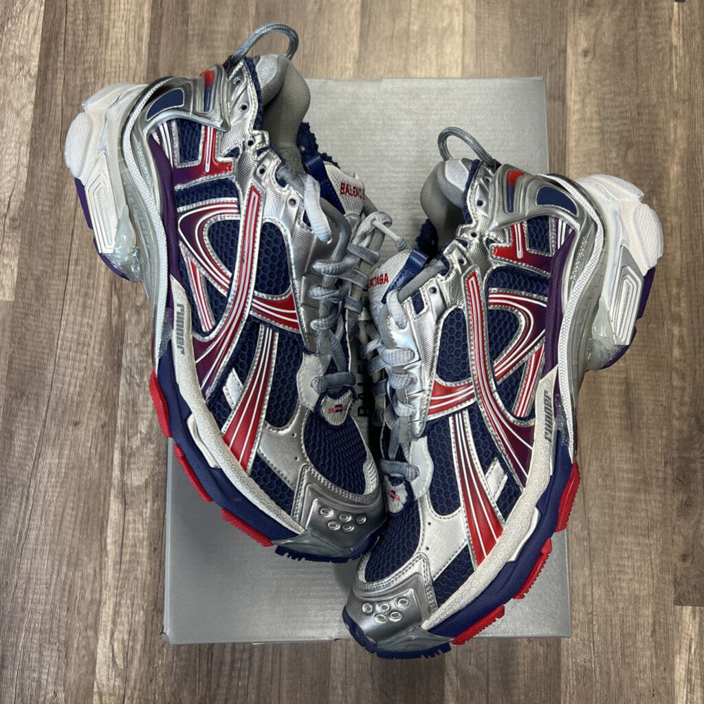 Balenciaga Runner Silver Blue Red