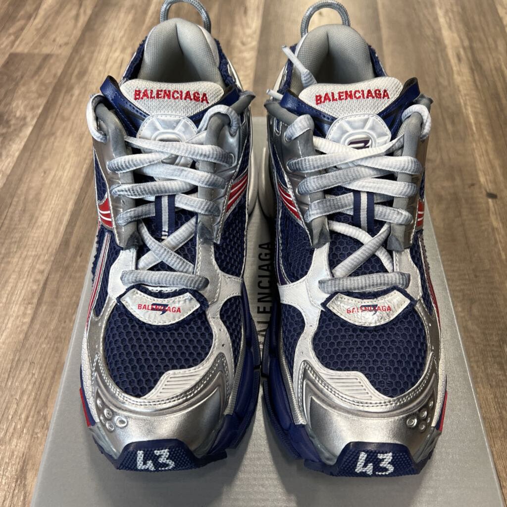 Balenciaga Runner Silver Blue Red