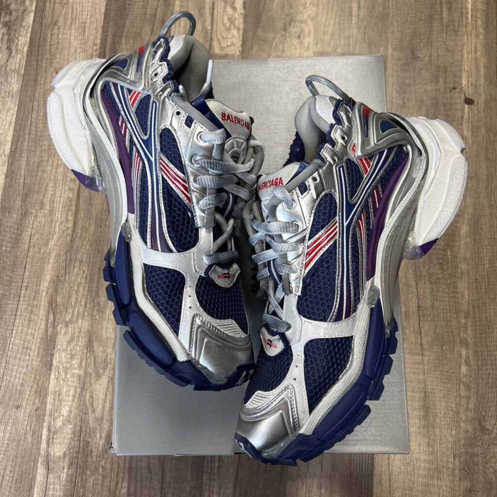 Balenciaga Runner Silver Blue Red