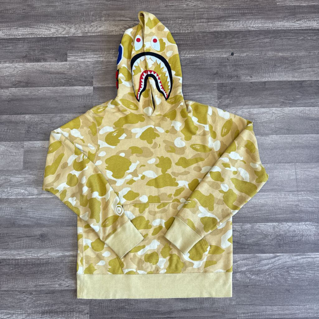 Bape Hoodie Yellow Pullover