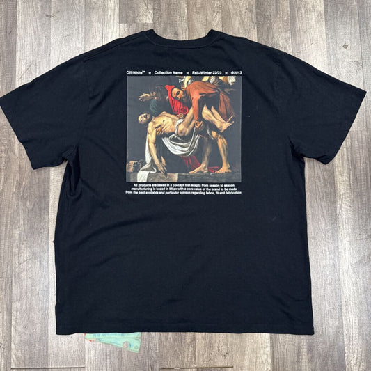 OffWhite mona Lisa shirt black