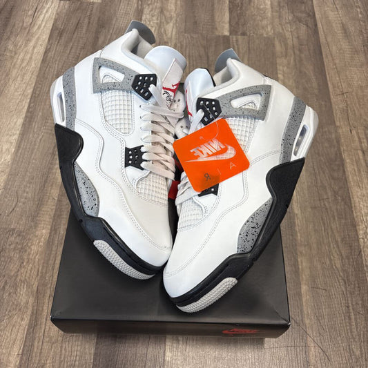 Jordan 4 white cement