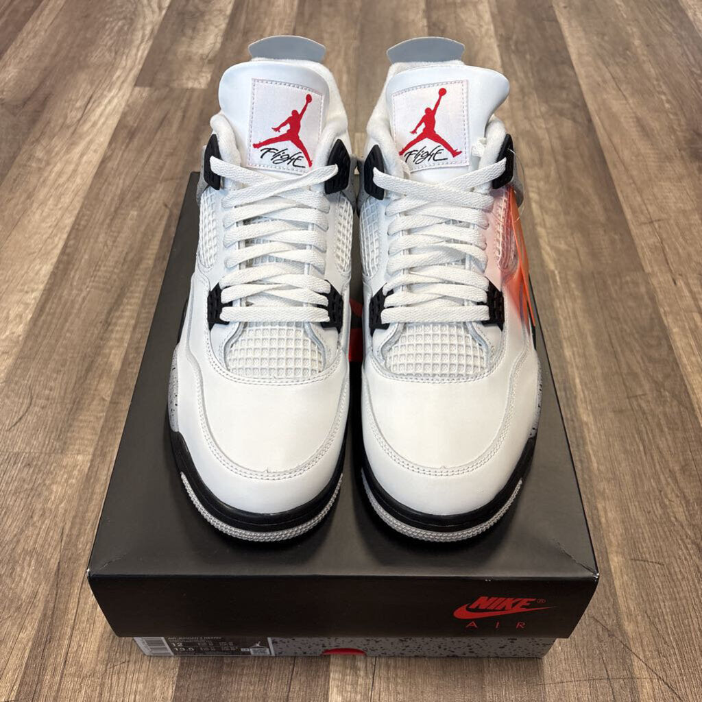 Jordan 4 white cement