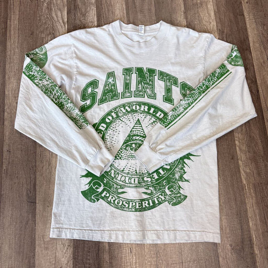 Saints Money L/S White