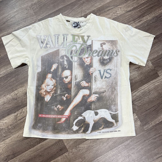 Vale locker room cream shirt
