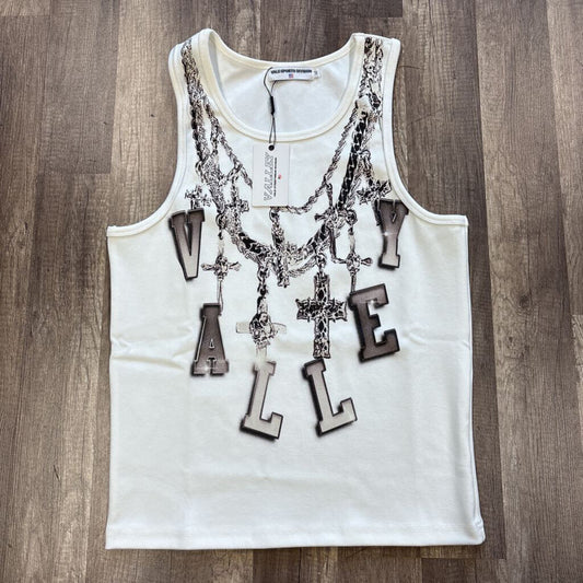 Vale chain tank top white