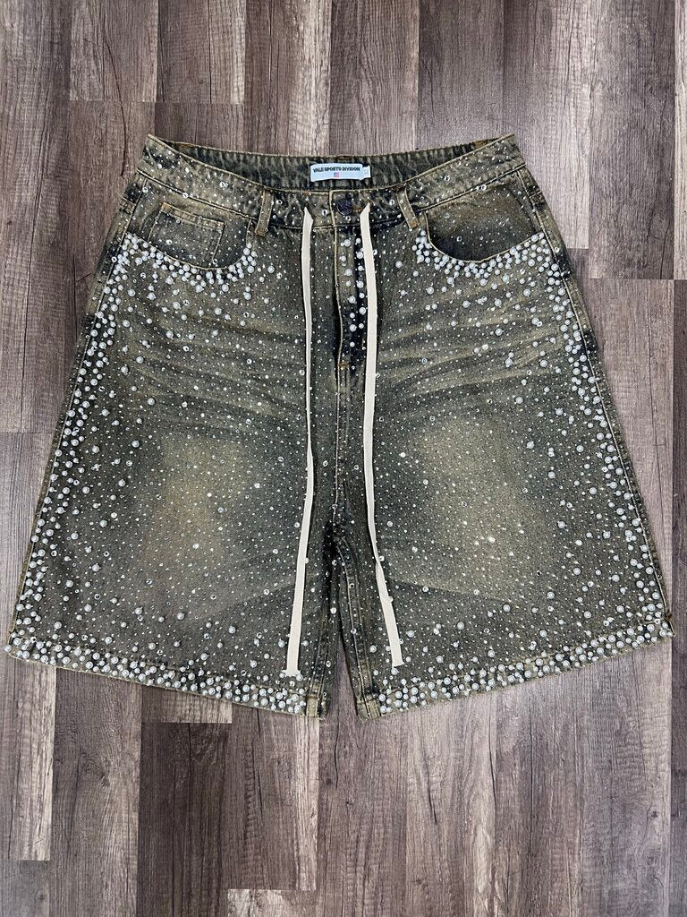 Vale rainstorm jorts indigo