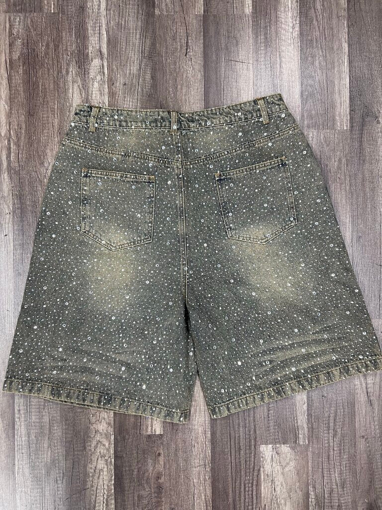 Vale rainstorm jorts indigo