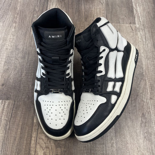 Amiri skel top hi black white (NO BOX)