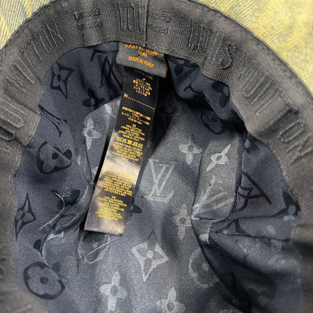 LV Louis Vuitton denim bucket hat
