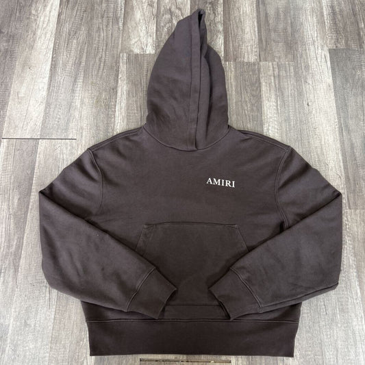 Amiri Brown Logo Hoodie