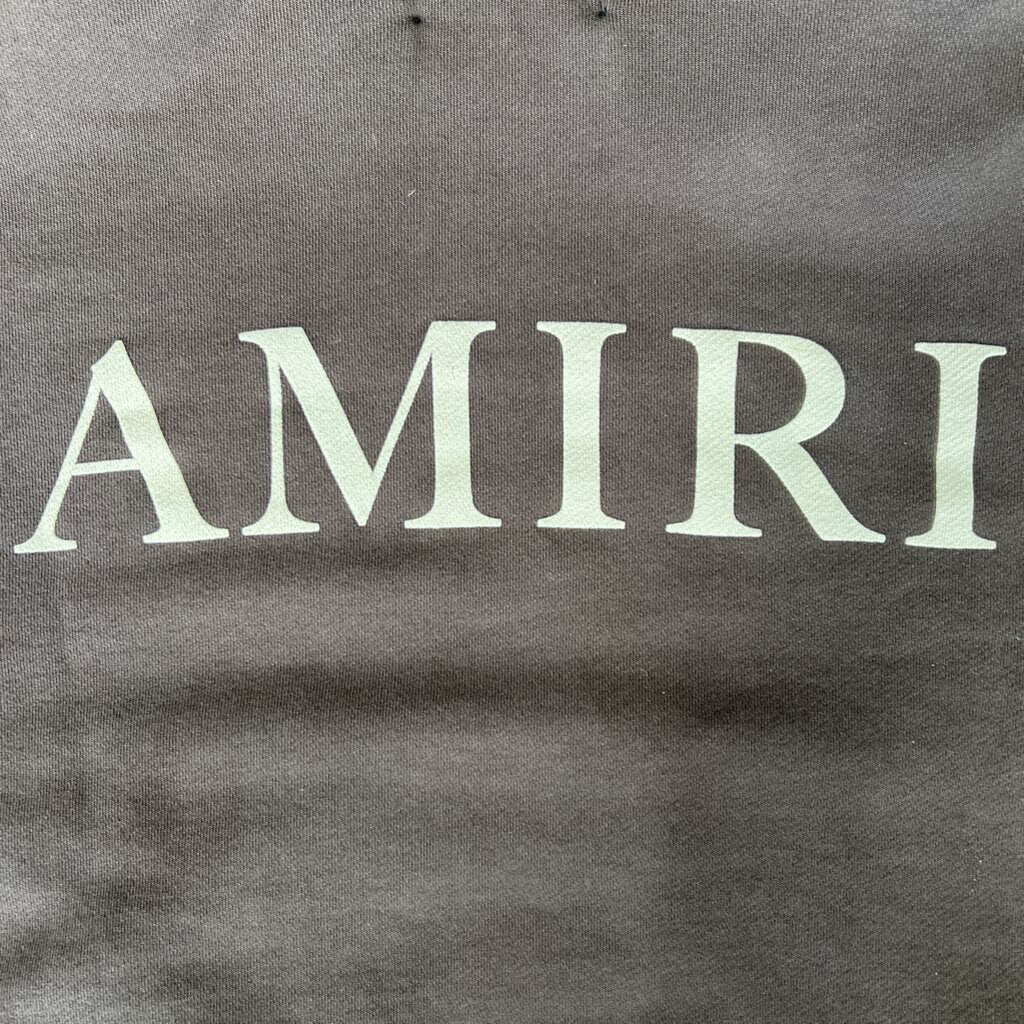 Amiri Brown Logo Hoodie