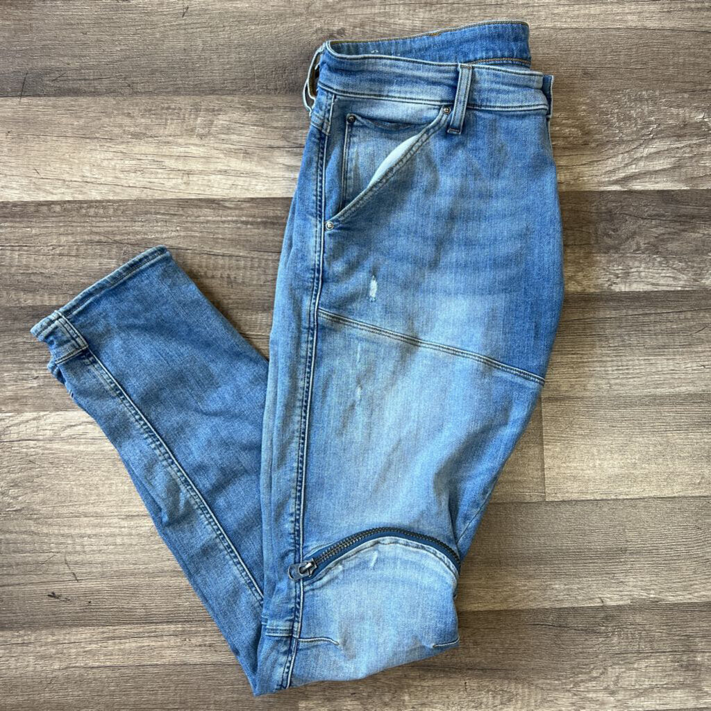 Gstar Jean Light Blue Zip Knee